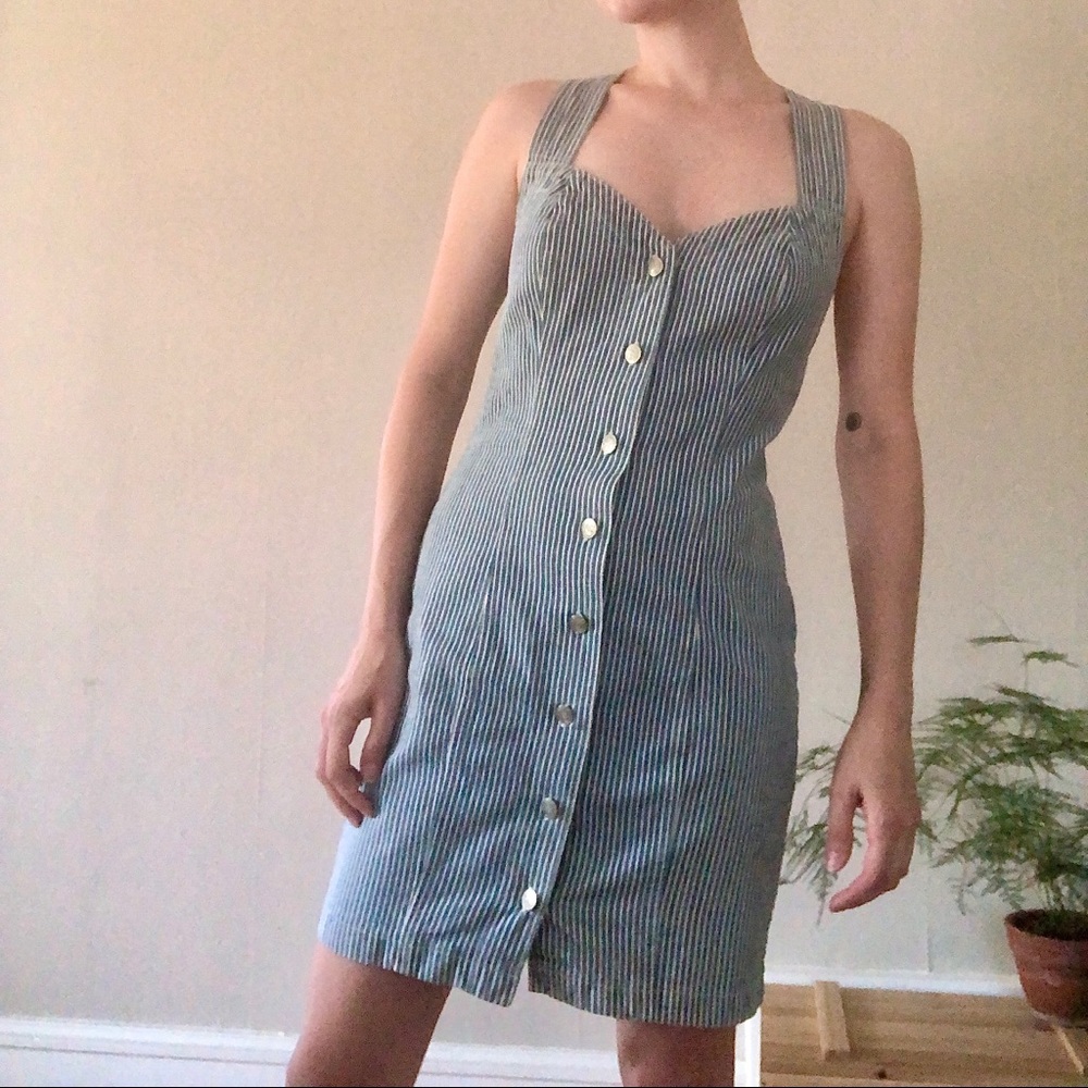 Vintage denim dress